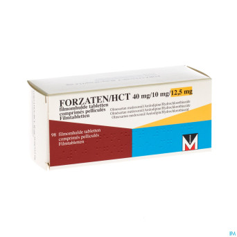 Forzaten/hct 40 mg/10 mg/12,5 mg comp pell 98