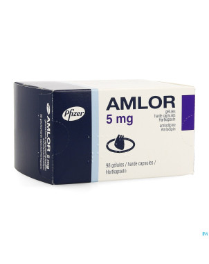Amlor  5mg caps 98