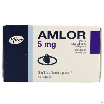 Amlor  5mg caps 98
