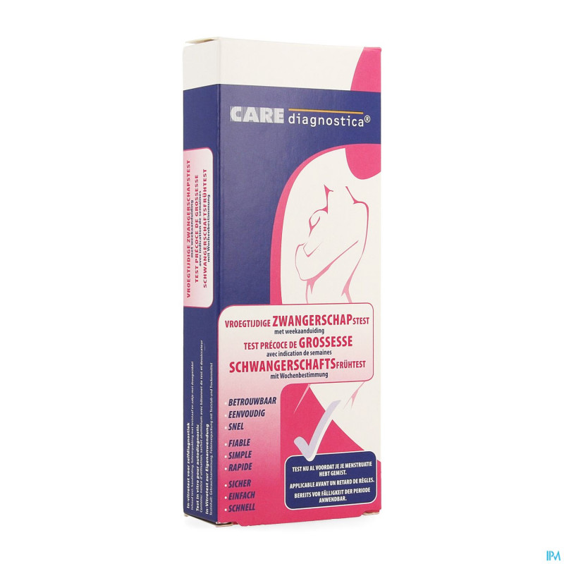 Biopax test grossesse precoce indic. semaine rose