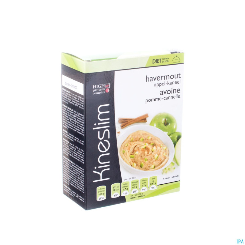 Kineslim avoine pomme canelle  sach 4
