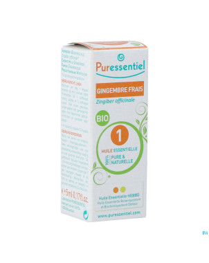 Puressentiel he gingembre bio expert 5ml