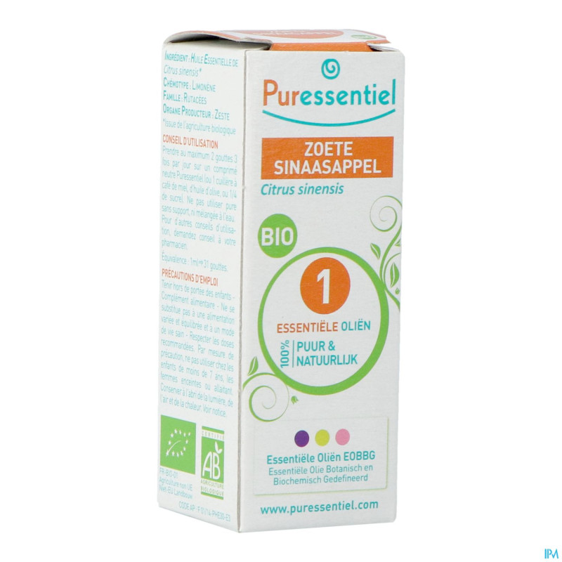 Puressentiel he orange douce bio exp. 10ml