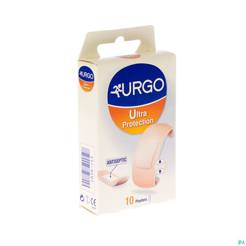 Urgo ultra protection pans 20x72mm 10