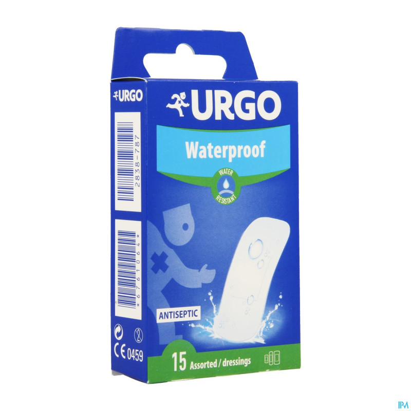 Urgo waterproof pans 20x72mm+34x72mm 15