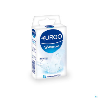 Urgo waterproof pans 20x72mm+34x72mm 15