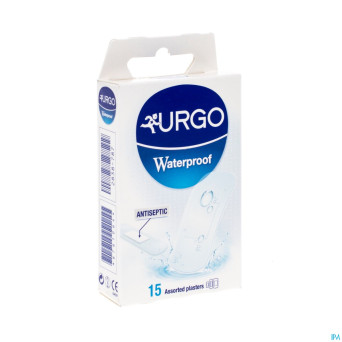 Urgo waterproof pans 20x72mm+34x72mm 15