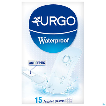 Urgo waterproof pans 20x72mm+34x72mm 15