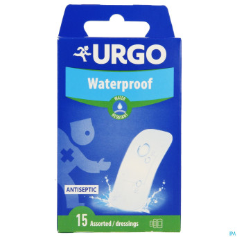 Urgo waterproof pans 20x72mm+34x72mm 15