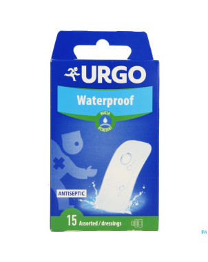 Urgo waterproof pans 20x72mm+34x72mm 15