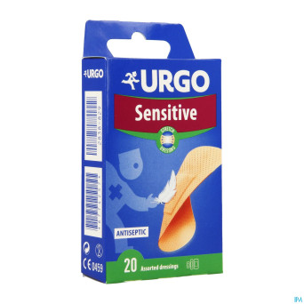 Urgo sensitive pans stretch 20x72mm+20x40mm 20