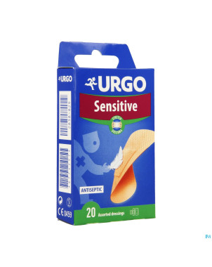 Urgo sensitive pans stretch 20x72mm+20x40mm 20