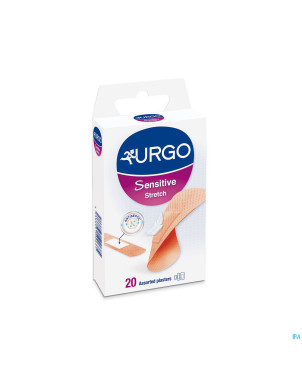 Urgo sensitive pans stretch 20x72mm+20x40mm 20