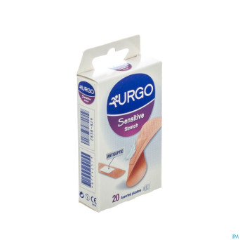 Urgo sensitive pans stretch 20x72mm+20x40mm 20
