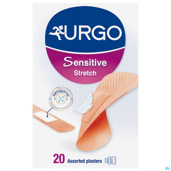 Urgo sensitive pans stretch 20x72mm+20x40mm 20