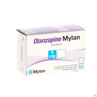 Olanzapine mylan orodispersible tabl  56 x  5 mg