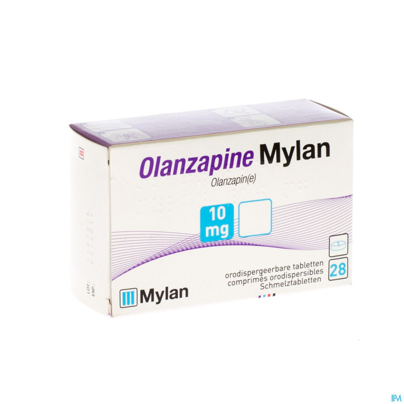 Olanzapine odis mylan comp orodisp  28 x 10 mg