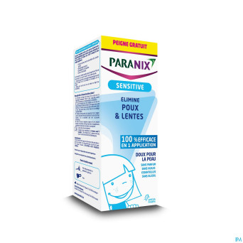 Paranix sensitive lotion+peigne 150ml
