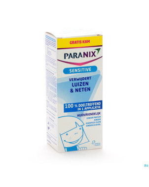 Paranix sensitive lotion+peigne 150ml