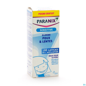 Paranix sensitive lotion+peigne 150ml