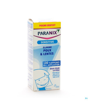 Paranix sensitive lotion+peigne 150ml