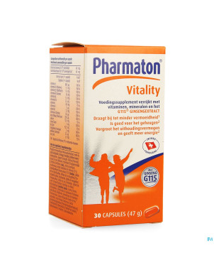 Pharmaton vitality capsules nf caps  30