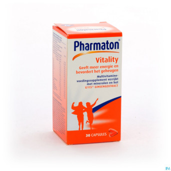 Pharmaton vitality capsules nf caps  30
