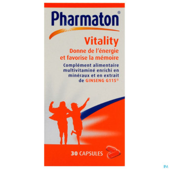 Pharmaton vitality capsules nf caps  30
