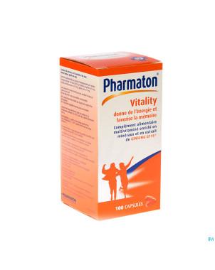 Pharmaton vitality capsules nf caps 100