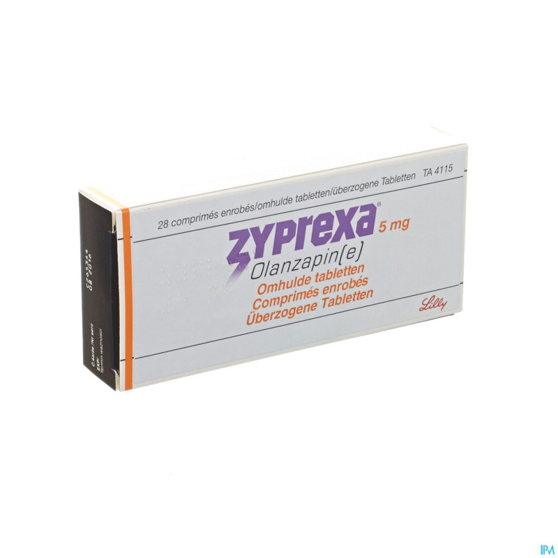Zyprexa  5 mg pi pharma comp 28 x  5 mg pip
