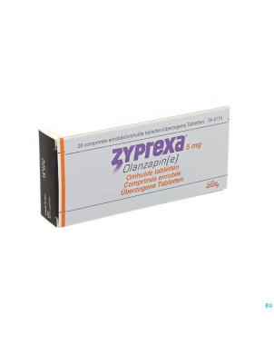 Zyprexa  5 mg pi pharma comp 28 x  5 mg pip