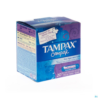 Tampax compak lites 20