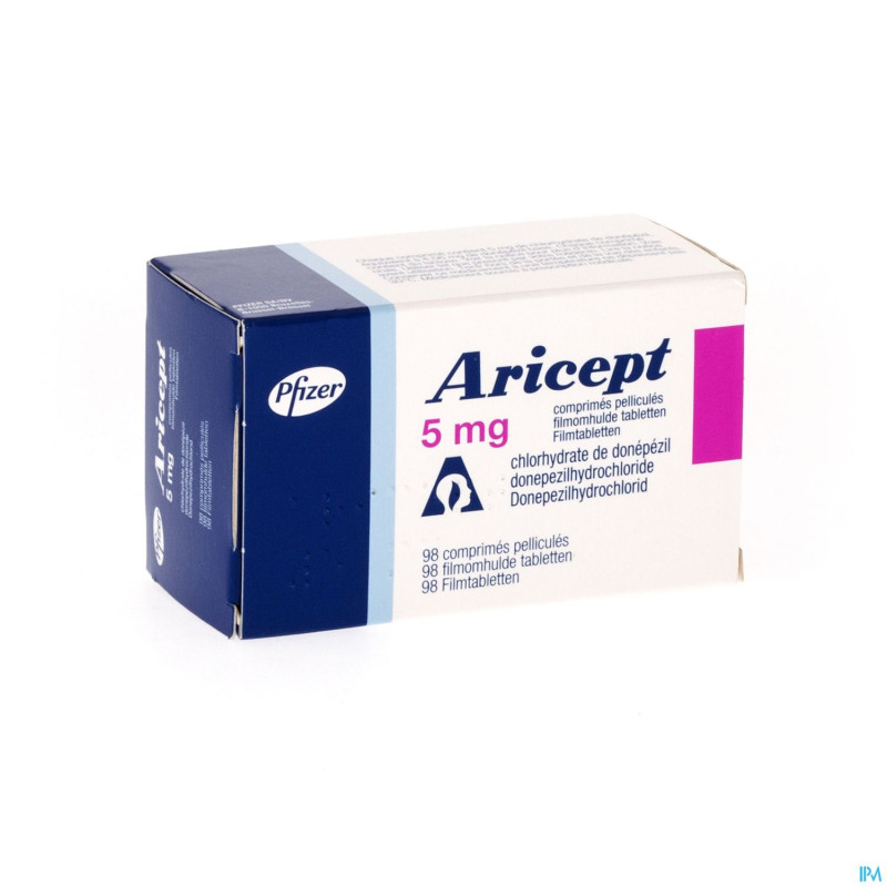 Aricept  5 mg comp pell 98 x  5 mg