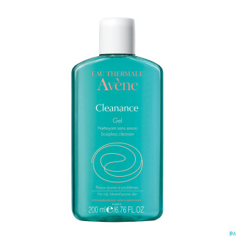 Avene cleanance gel nettoyant sans savon nf  200ml