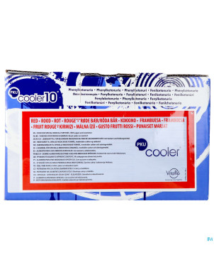 Pku cooler 10 rouge 30x87ml