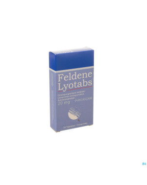 Feldene lyotabs impexeco comp 30 x 20 mg pip