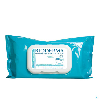 Bioderma abcderm h2o lingette nett s/parab.    60