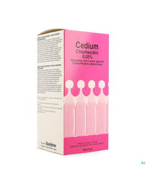 Cedium chlorhexidini 0,05 % 24x10ml
