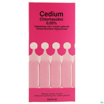 Cedium chlorhexidini 0,05 % 24x10ml