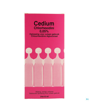 Cedium chlorhexidini 0,05 % 24x10ml