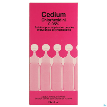 Cedium chlorhexidini 0,05 % 24x10ml