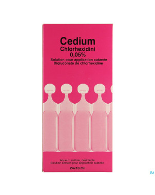 Cedium chlorhexidini 0,05 % 24x10ml