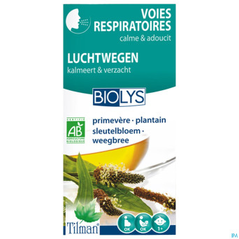 Biolys primevere-plantain    tea-bags 20