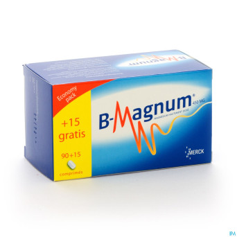B-magnum 450mg promopack tabl 90+15 gratuit
