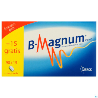 B-magnum 450mg promopack tabl 90+15 gratuit