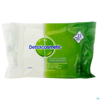 Dettolcosmetic lingettes hygieniques 1x15