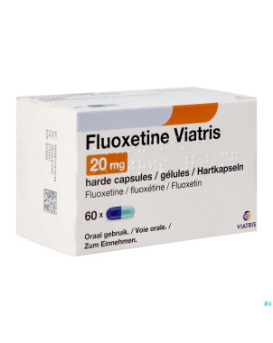 Fluoxetine viatris 20mg caps 60