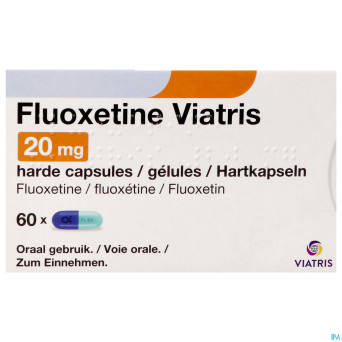 Fluoxetine viatris 20mg caps 60