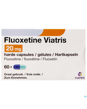 Fluoxetine viatris 20mg caps 60