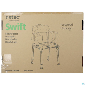 Swift tabouret douche gris    able2